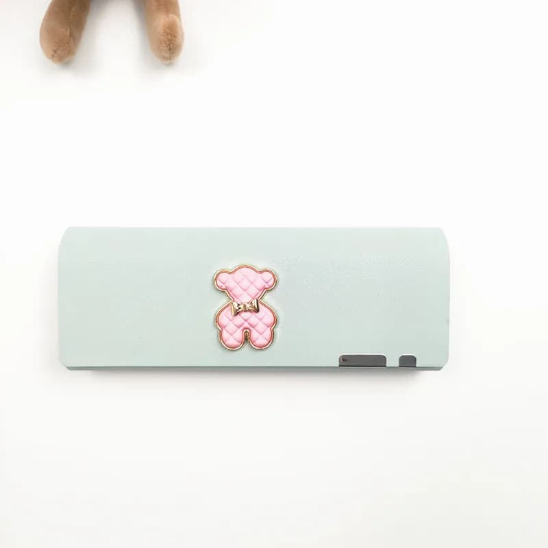 Scatola per occhiali da sole a forma di orso Custodia per occhiali antigraffio Custodia per occhiali Custodia per occhiali Porta occhiali Regalo per ragazza B2