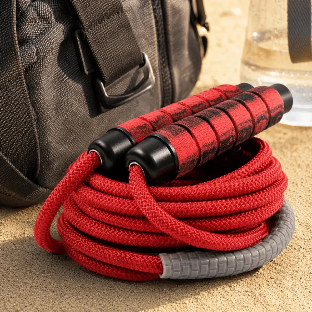 2pcs 5 Meters Length Multi Person Jump Rope Adjustable Handle Group Use Design Adjustable Skipping Rope Heavy Duty Rope