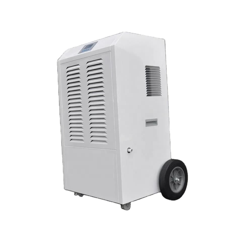 Deumidificatore Industriale Portatile da 158L con Ruote Grandi per Magazzini e Celle Frigorifere