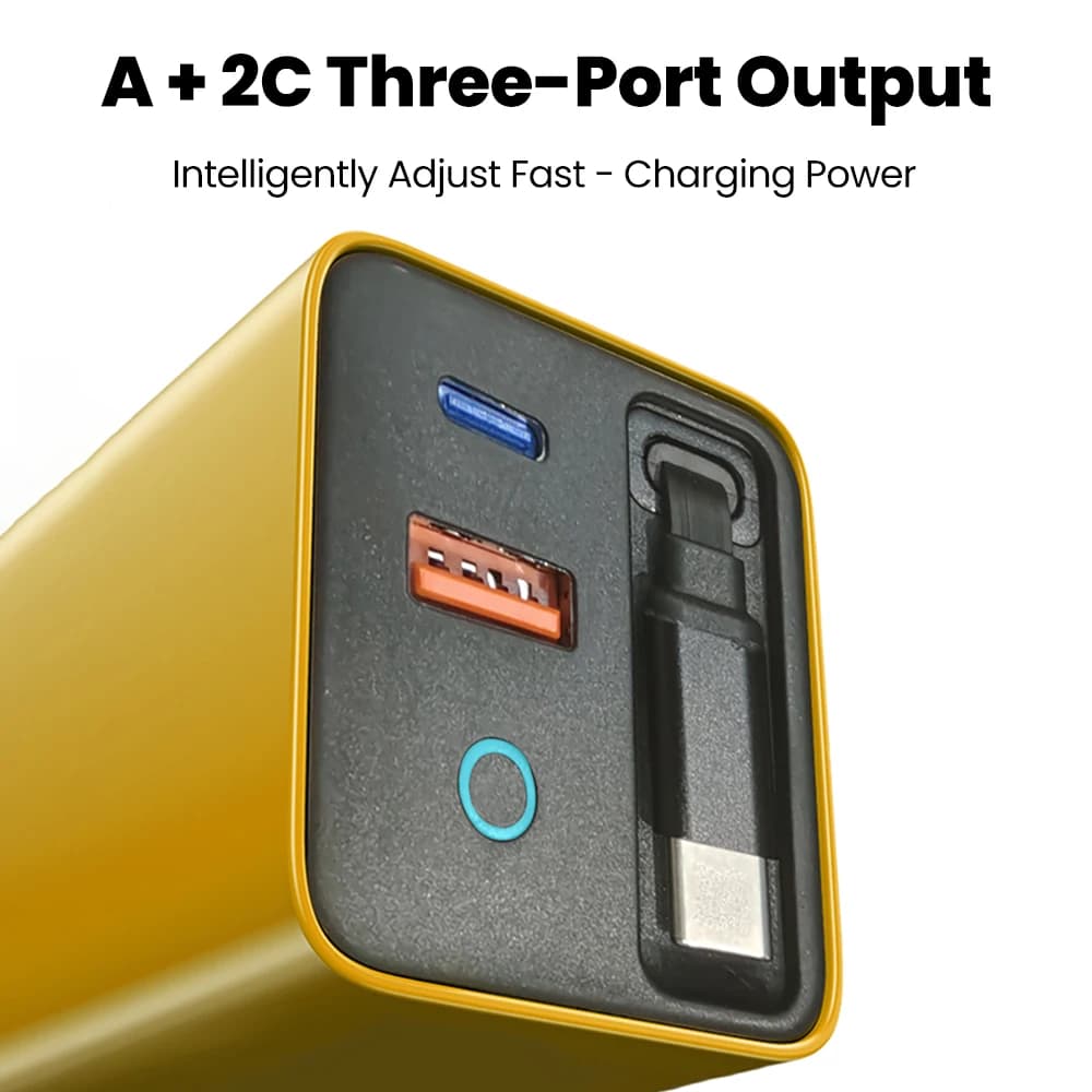 Caricatore USB C a ricarica rapida da 80 W con cavo retrattile magnetico Adattatore per caricabatterie per telefono a ricarica rapida per iPhone 16 15 Samsung