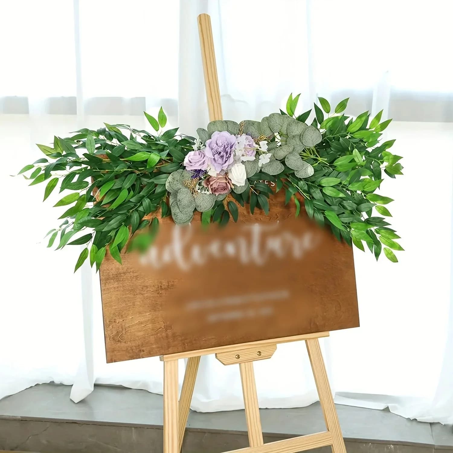 1PC Artificial Willow Leaf Rattan Simulation Branch Willow Plant Green Leaf Wedding Home Outdoor Wedding Party Decora Garland