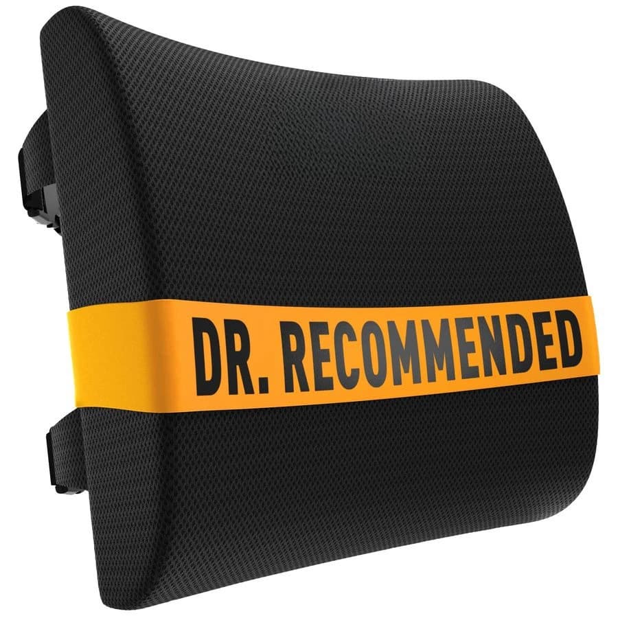Cuscino di Supporto Lombare per Sedia da Ufficio, Cuscino in Memory Foam per Sedile Auto, Promuove una Migliore Postura, Allevia il Dolore alla Schiena, Ideale per il Gaming