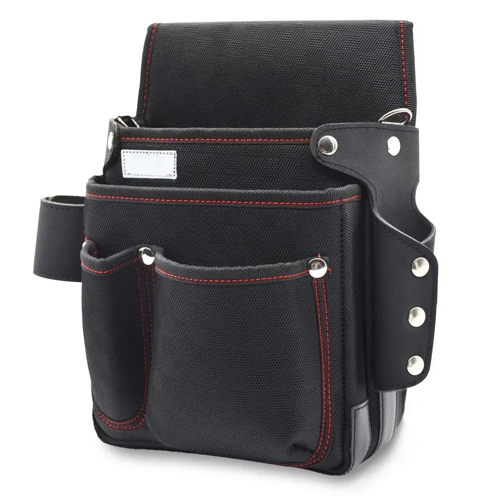Nuova custodia per attrezzi portatile resistente Tasche multiple e archiviazione verticale per elettricisti e falegnami Borsa da lavoro con clip sulla cintura