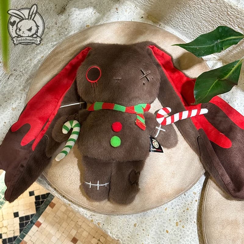 Disponibile Originale 28 cm Peluche Dreadfuls Coniglio Gingerbread Man Peluche Figurine Compleanno Capodanno E Regali Di Natale