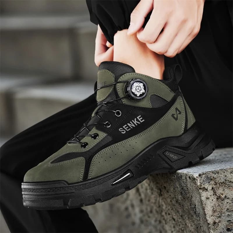 Nuove Scarpe Alte da Uomo Autunno/Inverno - Calzature Sportive Casual Versatili e alla Moda, Stivali alla Caviglia con Suola Spessa Antiscivolo
