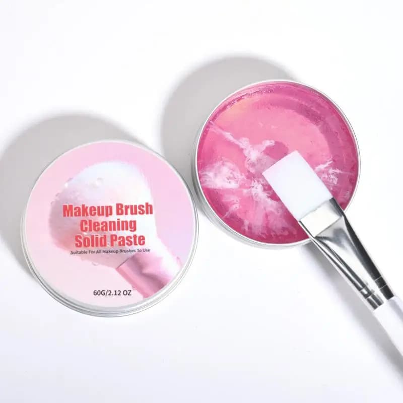 Sapone detergente multi-foam da 60g per spugne da trucco, pennelli e applicatori di polvere, sapone detergente per rimuovere il trucco.