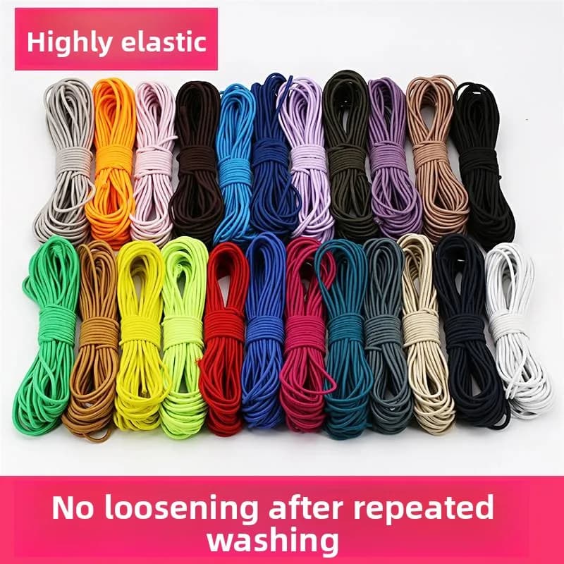 Durable Thickened Flat Jump Elastic Band for Pants High Elasticity Rubber Rope Resistant to Wear And Tear Home Sewing DIY Acc...