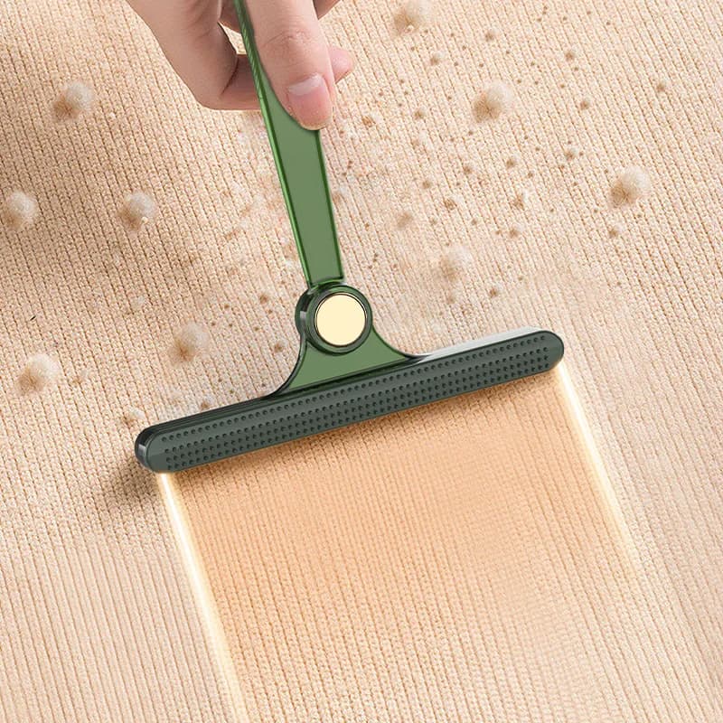 Double sided manual lint remover fabric shaver for wool clothes household static dust brush pet hair and coat lint roller