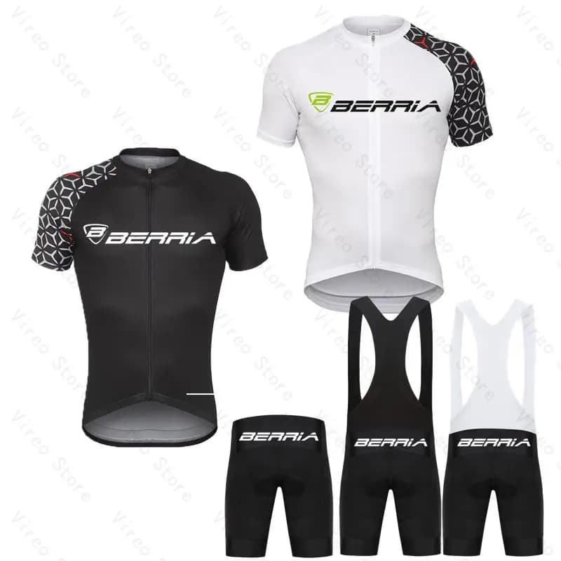 BERRIA Short Sleeve Cycling Jersey Set and Bib Shorts Pro Race Bicycle Clothing MTB Ropa Maillot Summer Cycling Clothes 2026