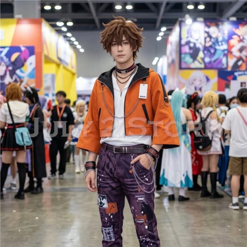 Nu Carnival Eide Nuovo Costume da Uomo per Cosplay - Abito da Personaggio di Anime e Videogiochi, per Comic Con Halloween (duplicato di 5345) cosplay completo