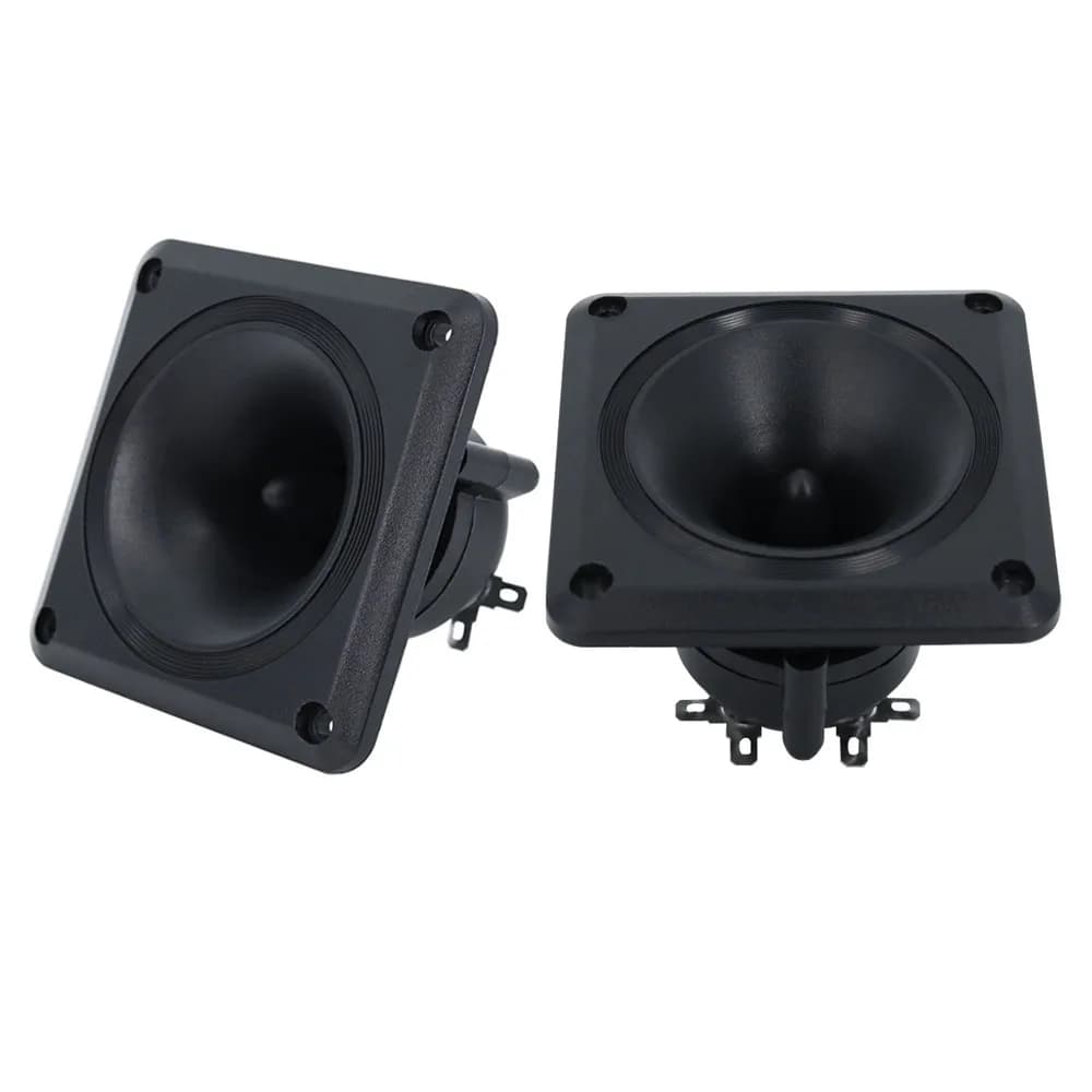 2 pz/lotto 88 MM X 88 MM Tweeter piezoelettrici 75-150W Tweeter altoparlante cicalino in ceramica Treble Square Audio Speaker Disperser