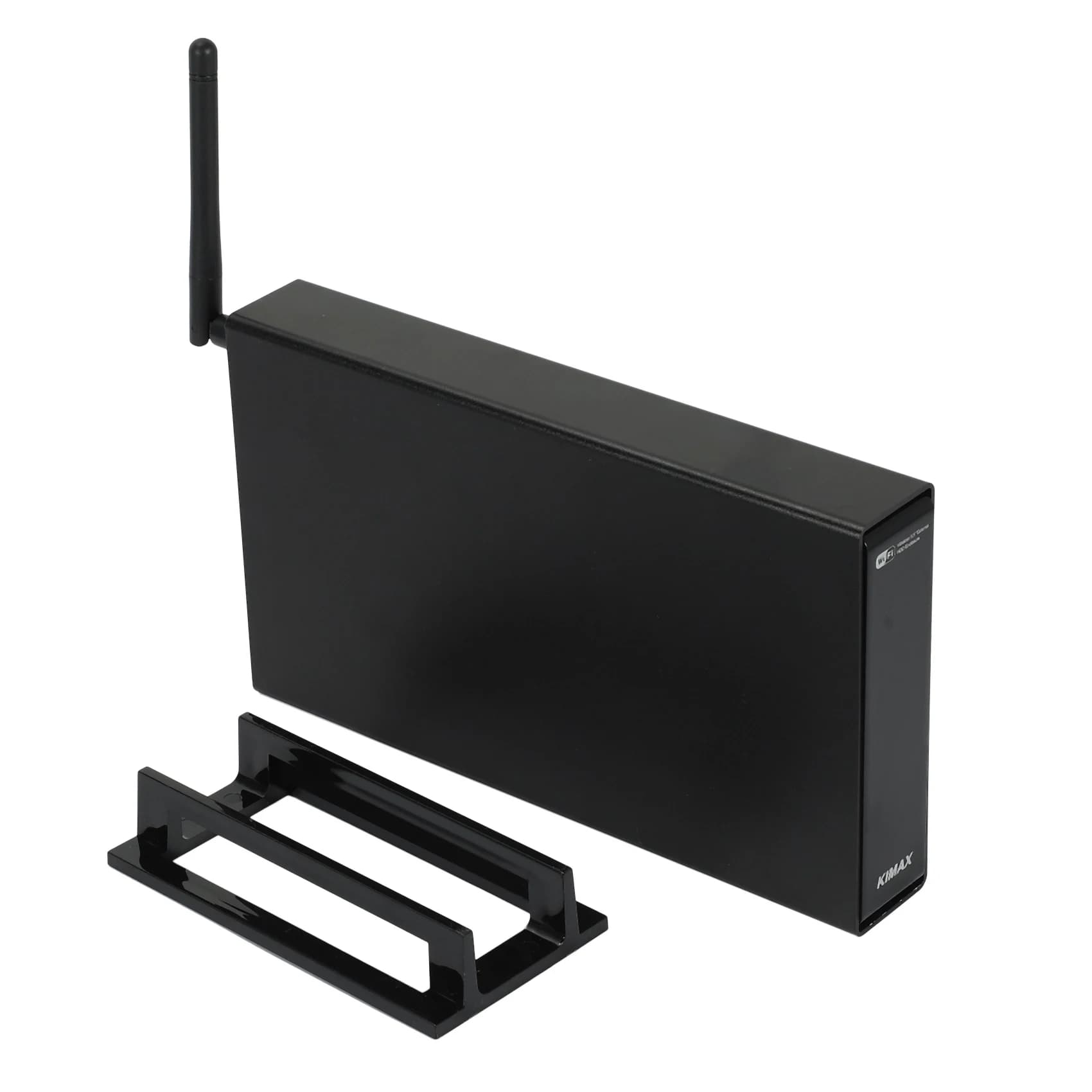 Custodia per disco rigido esterno Rj45 Nas Antenna Wifi Wireless Wifi Usb 3.0 Interfaccia HDD Wifi Scatola HDD in alluminio HDD 3.5 HDD (spina americana)