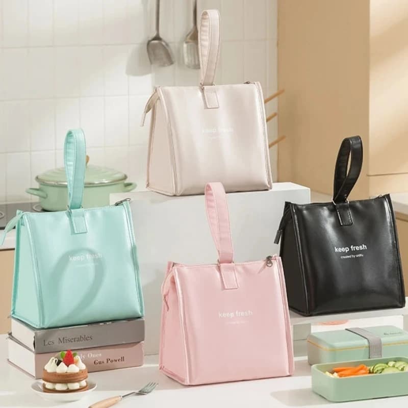 Borsa Termica Monospalla per Pranzo Bento per Studenti e Lavoratrici d'Ufficio