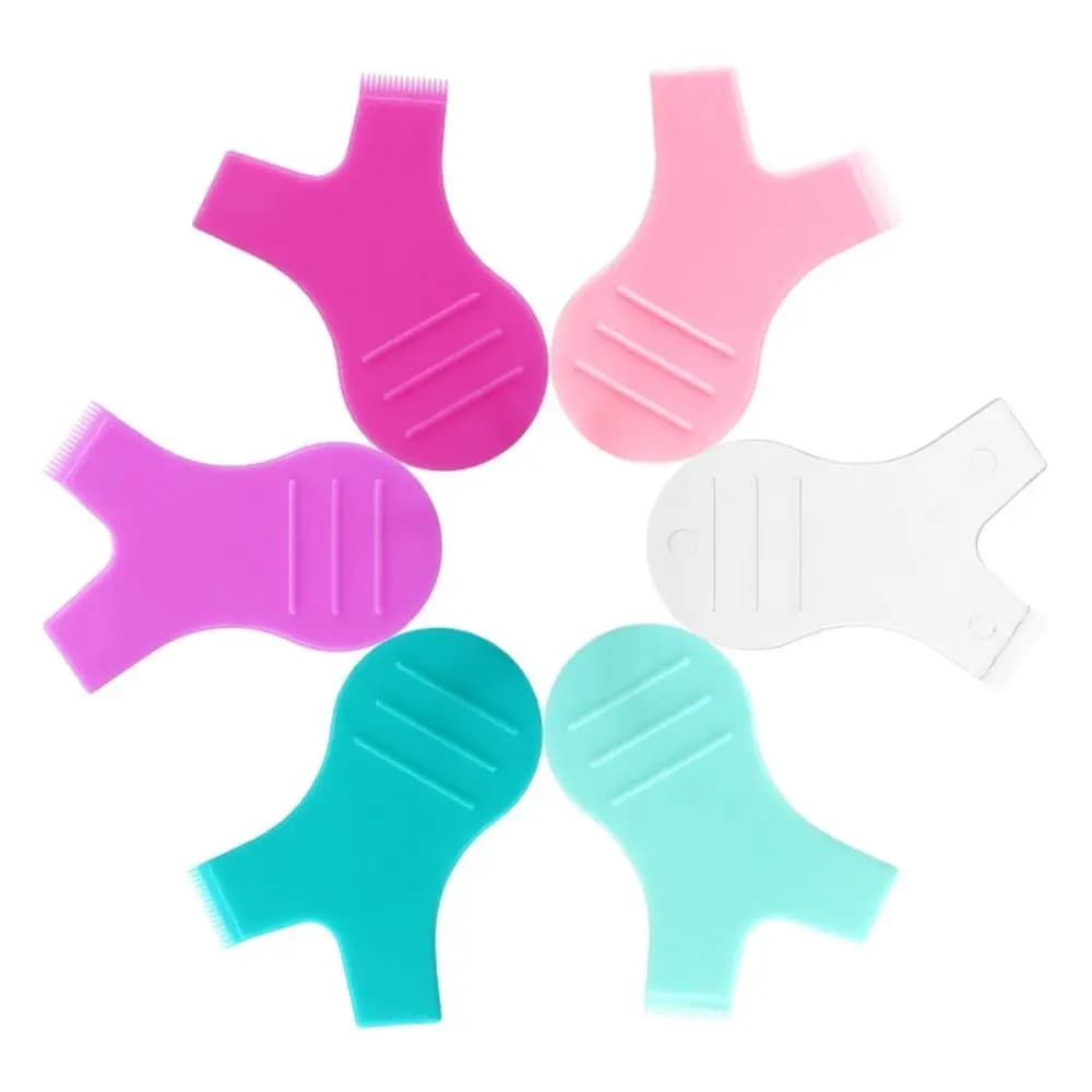 10 Pieces New Tool Set for Lifting Soft Plastic Eyelash, 8 Colors, Y Folder, Eyelash Brush, Mascara Tool