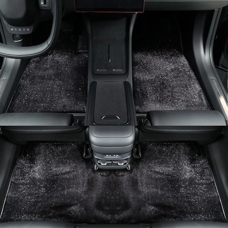 4PCS Starry Sky Blanket Custom Car Floor Mats For Nissan Patrol Y61 Y62 Y63 Armada Auto Carpets Accessorie Floor Liners