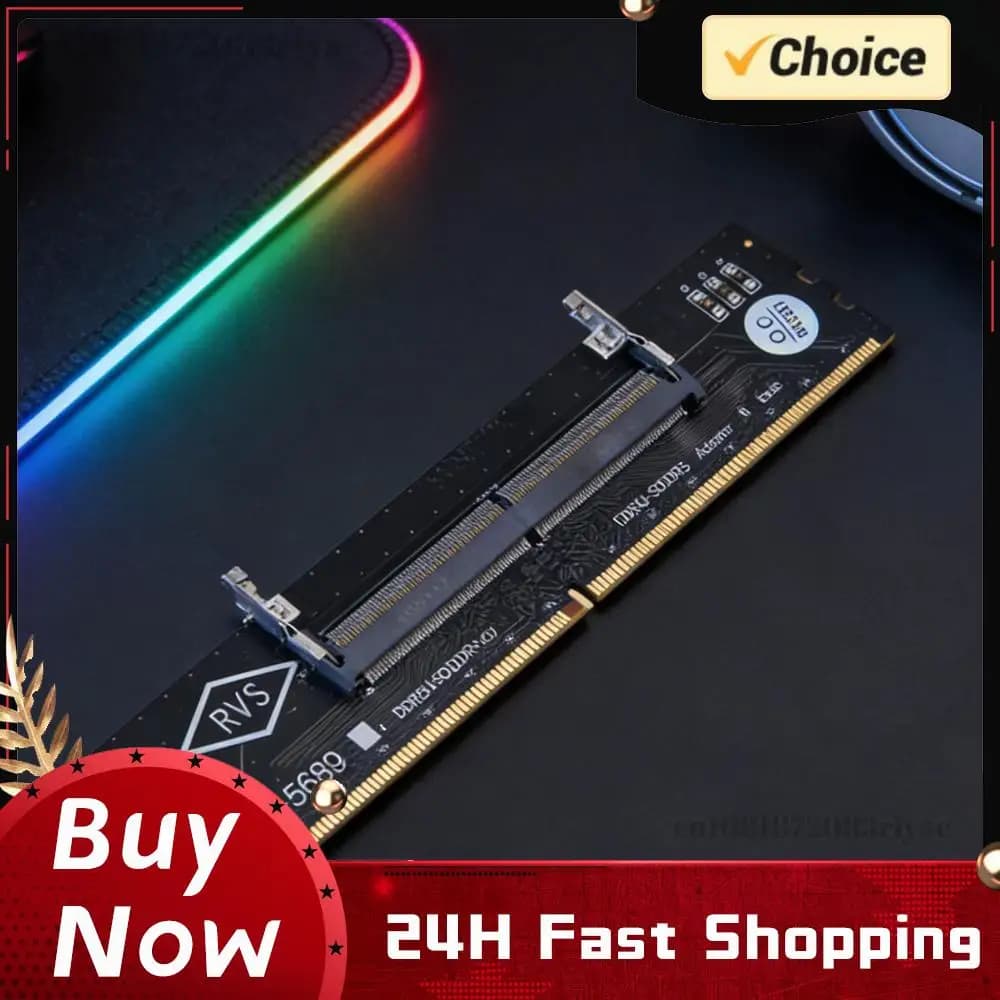 Adattatore UDIMM DDR5 da Laptop a Desktop di 5a Generazione, Scheda Adattatore Multiuso per Test e Protezione, Accessorio Fai-da-te per PC e Computer