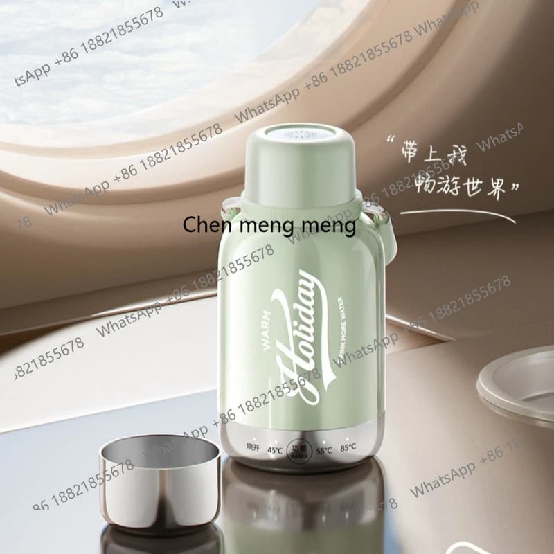 Acqua bollente Piccola pentola termostatica portatile Tazza d'acqua elettrica Tazza thermos Bollitore da viaggio SW-10D01A