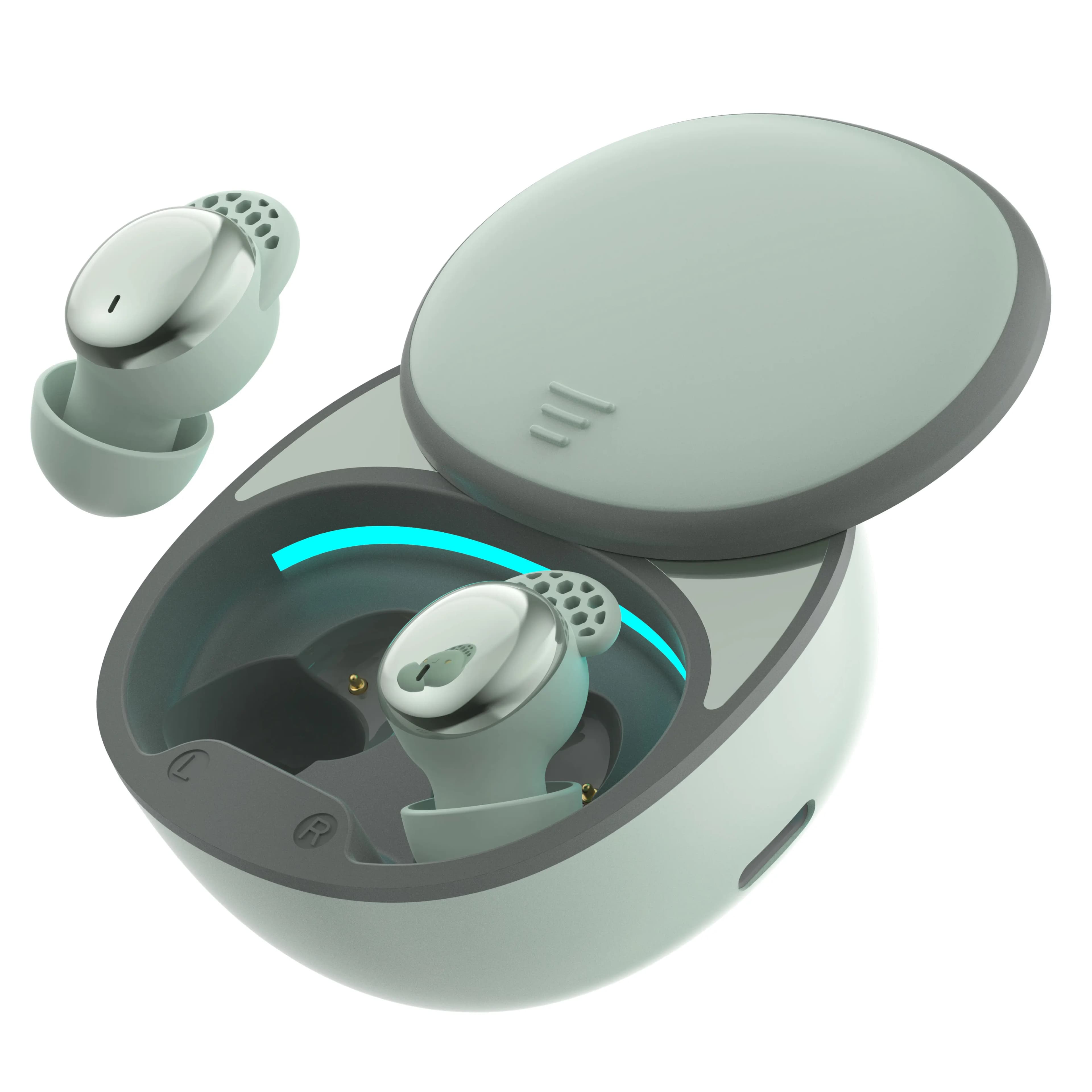 Auricolari per dormire Bluetooth 5.3 ultrasottili con cancellazione del rumore lato sonno amichevoli e indolori negli auricolari alleviano l'insonnia