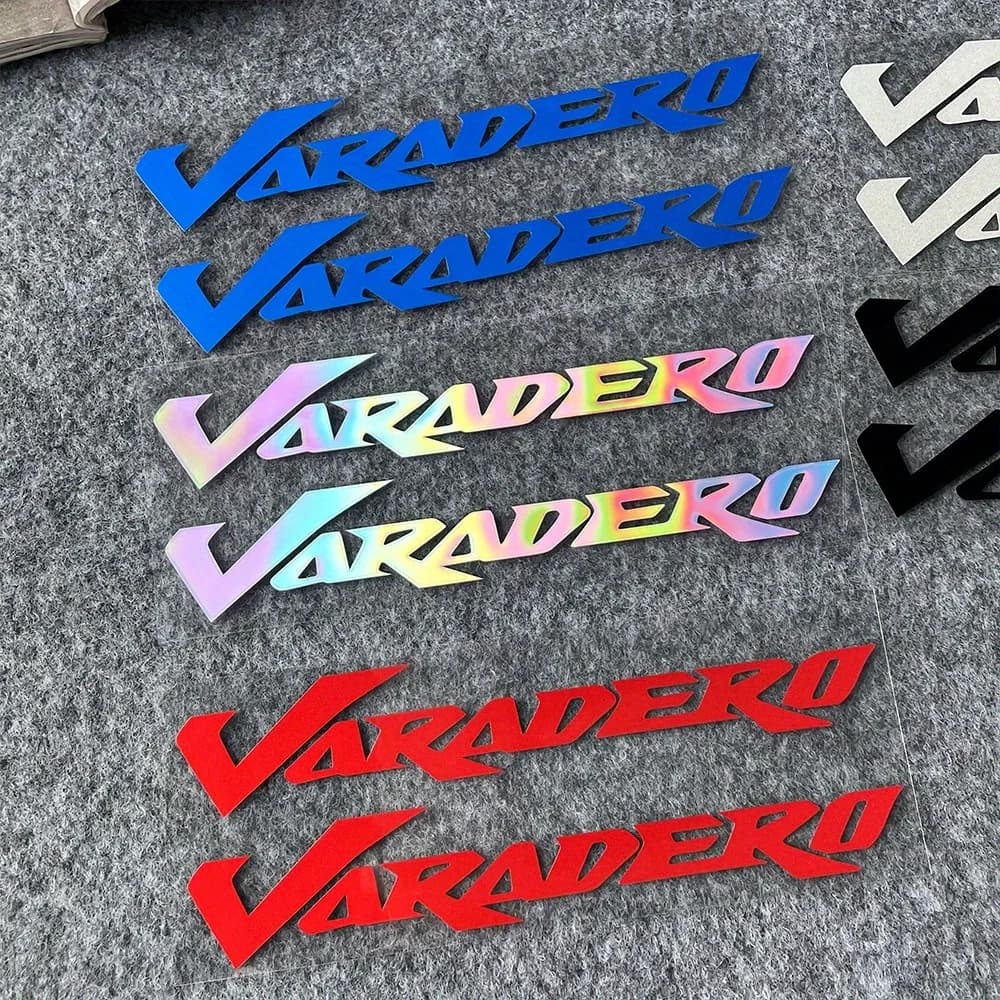 2 adesivi in vinile per moto Varadero, adesivi impermeabili per casco, parabrezza, bagagli, notebook e skateboard