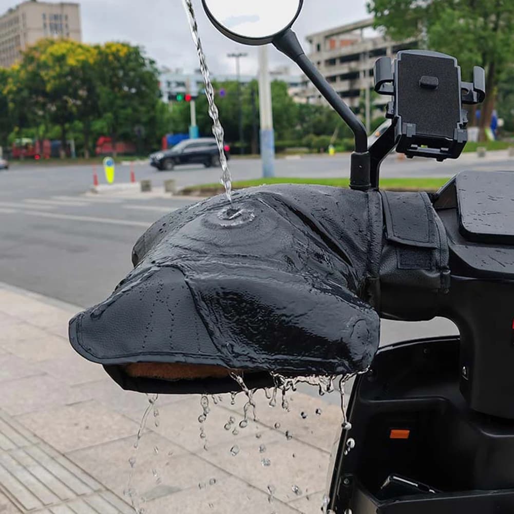 Electric Heating Handlebar Gloves USB Charging Motorbike Heated Handle Grip Gloves Reflective for Bicycle MTB Motorcycle Scooter