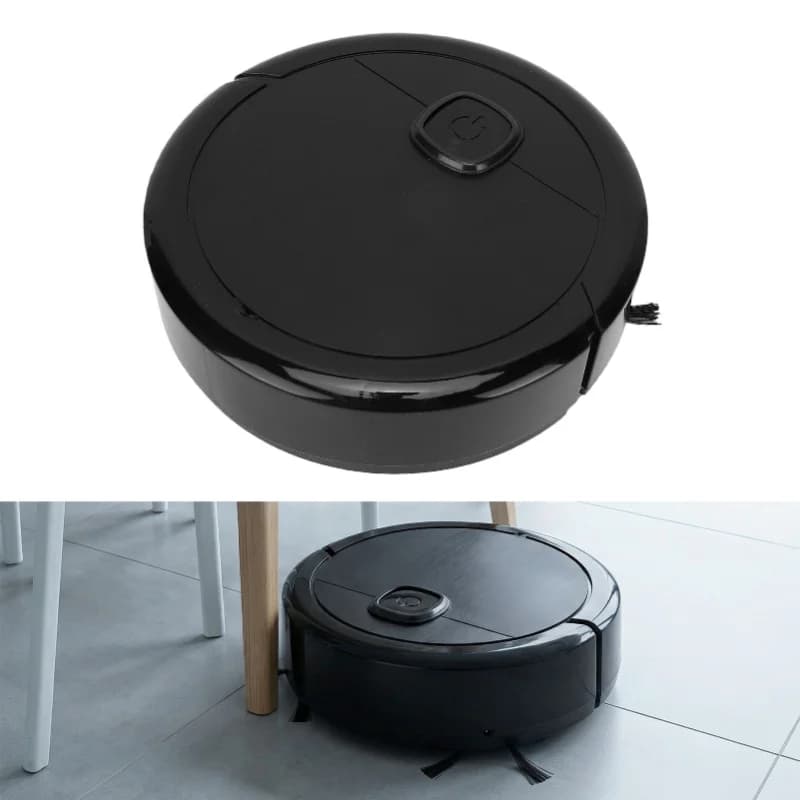 USB Rechargeable Robot Vacuum Cleaner Obstacle Avoidance Low Noise Automatic Strong Suction For Floor Pet Hair Cleaning