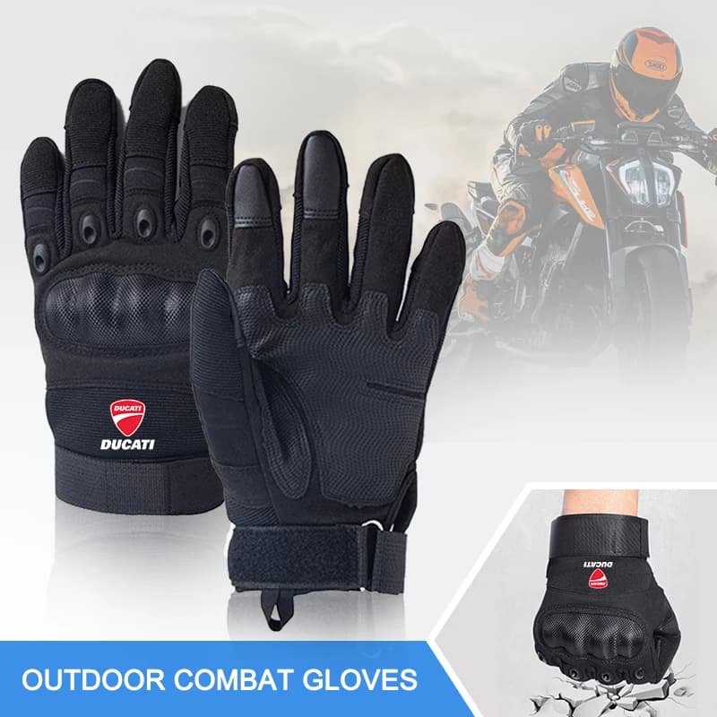 Motorcycle Hiking Climbing Tactical Gloves Touch Design Gloves For Ducati Multistrada 950 1100 1260 1200 S Sport Grand Tour
