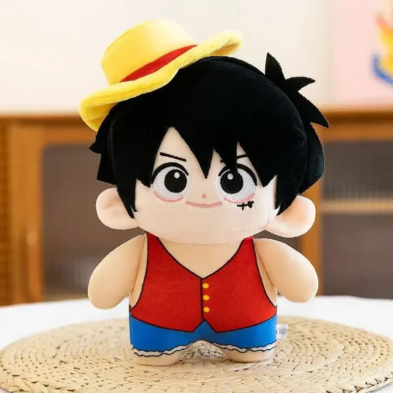 Anime 23 cm giocattoli di peluche Rufy Zoro Ace Sanji peluche bambola zaino impiccagioni regalo di Natale per bambini giocattoli bambola carina regali di compleanno