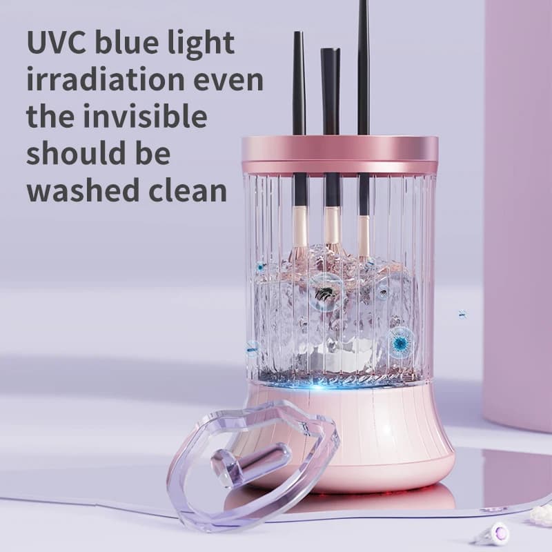 Multifunctional Cleaning Machine Drying Tool for Rechargeable Makeup Brushes
