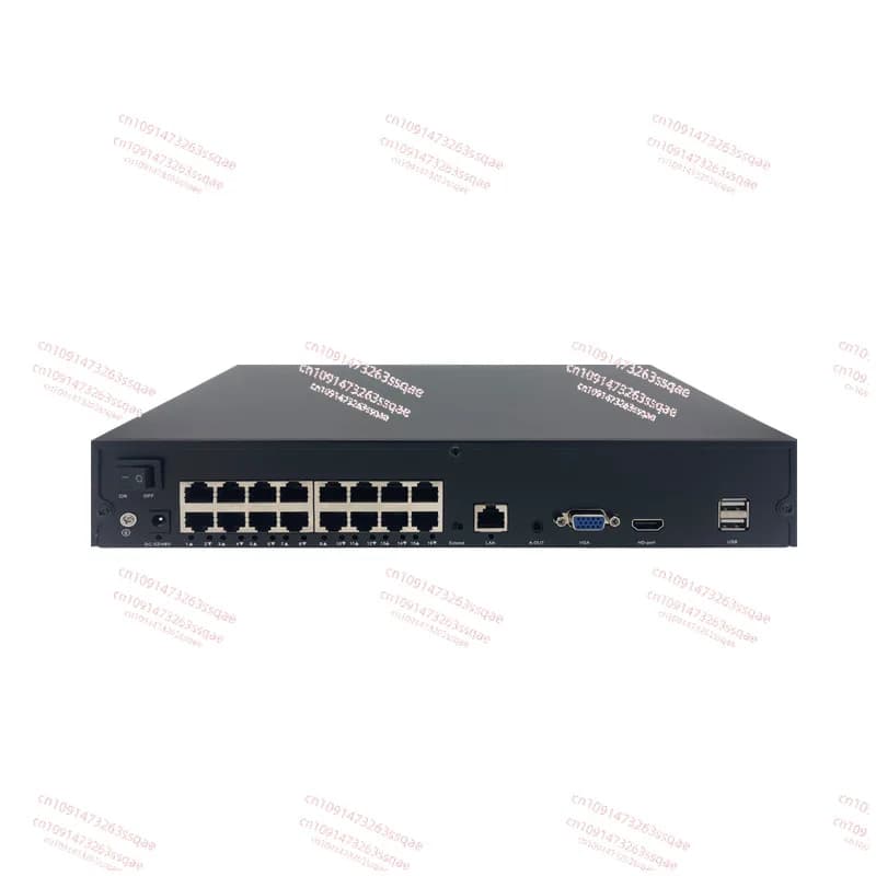 Videoregistratore con disco rigido POE Sorveglianza Dedicata Telecamera HD di rete a 16 canali Host NVR domestico remoto mobile