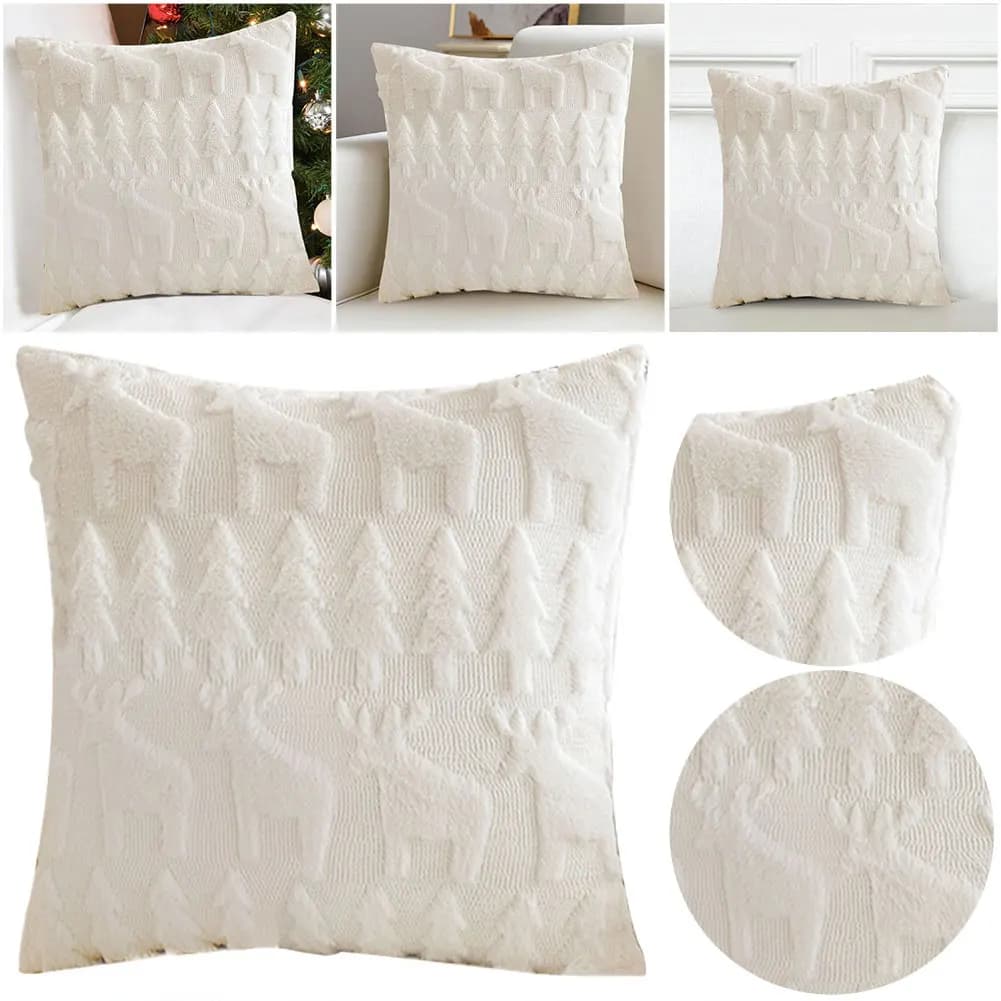 Fodere per cuscini natalizi 45x45 cm Fodere per cuscini decorativi natalizi per divano Divano Festival natalizi Decorazioni per la casa invernali