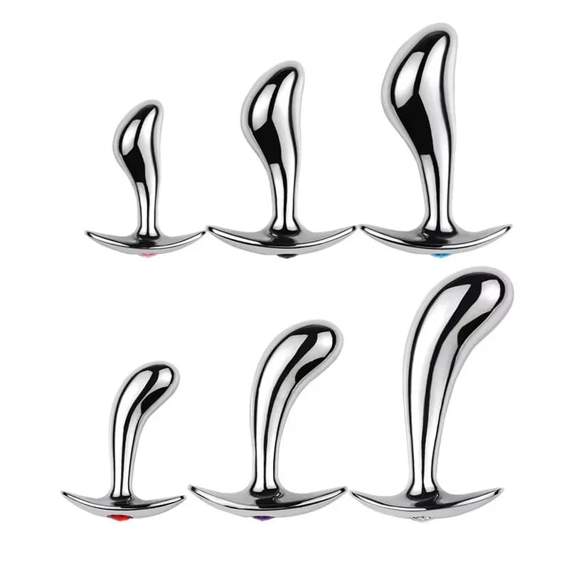 1Pcs,Metal Butt Plug Gem Base, outdoor design, weight-bearing butt plug, Prostate massage, sexual health, adult fun, sex toys
