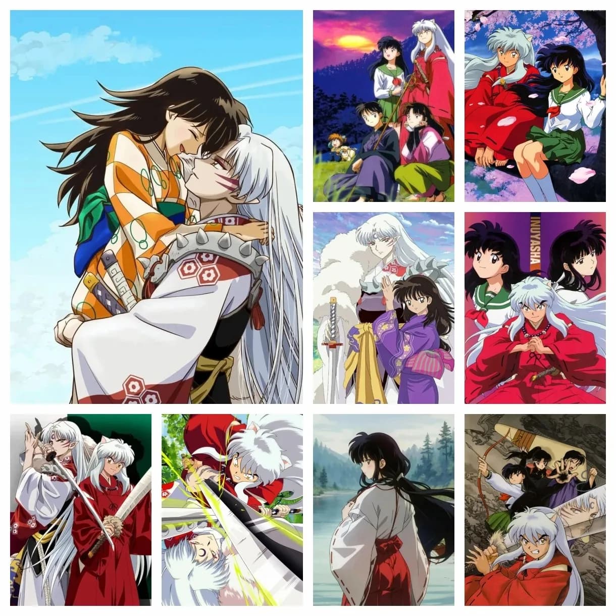 DIY Diamond Art Painting Kits Anime Inuyasha New 2026 Embroidery Jewelry Mosaic Cross Stitch Home Decor Children's Gift Crafts