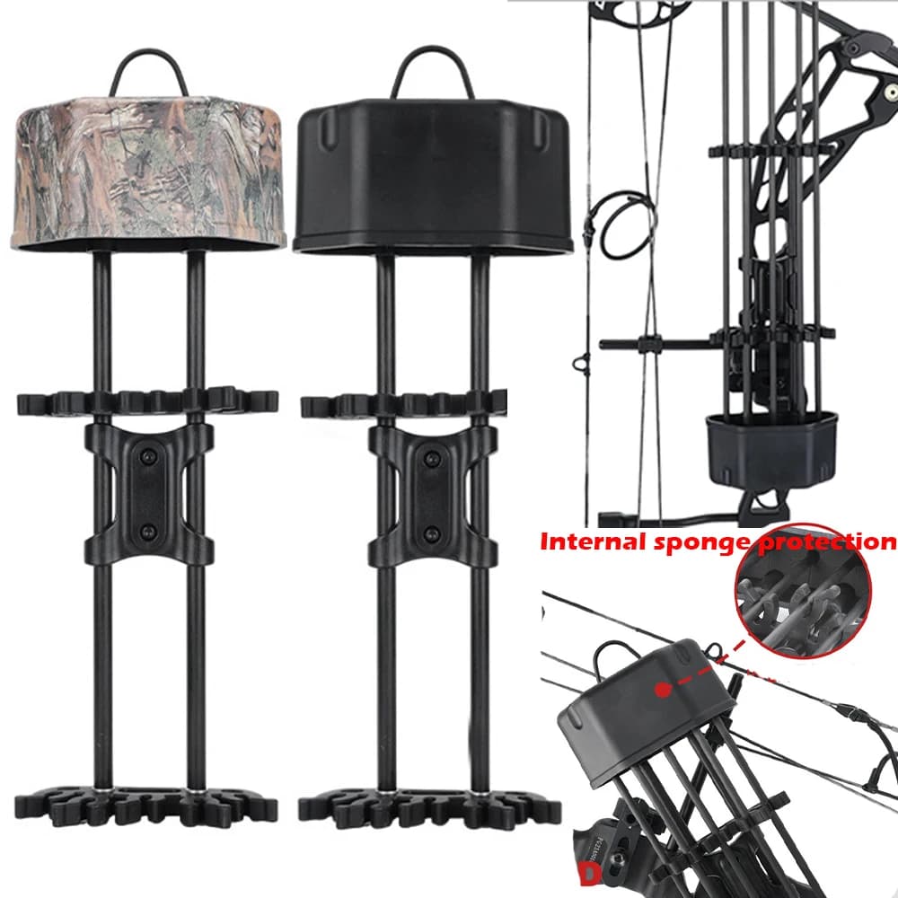 Compound Bow Arrow Quiver Quick Release Holder 5 Spot Archery Shooting Hunting Target