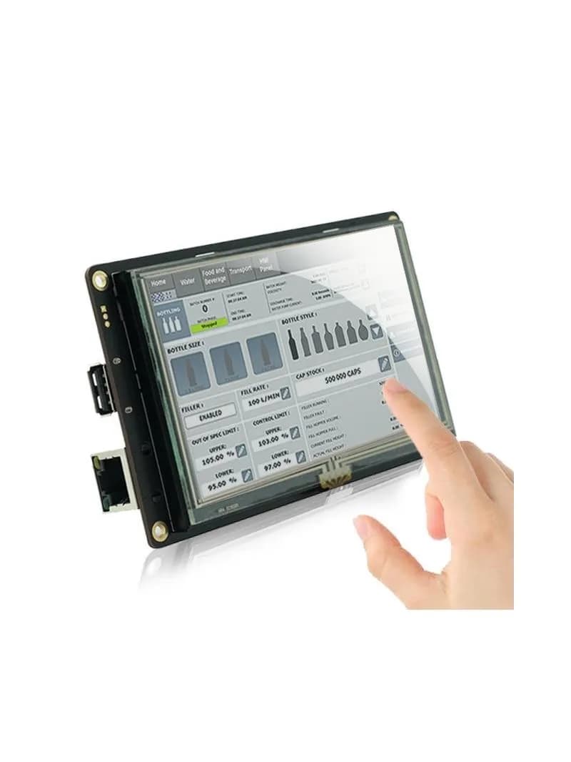 Display Touch TFT da 3.5 Pollici, Area Visuale 70.08mm*52.56mm, Programma di Controllo Base e Software di Design Potente, Connessione con il Cliente tramite MCU