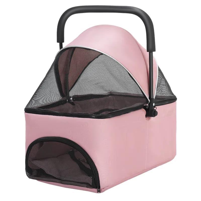 Light‑Weight Collapsible Pet Hand Basket Carrier Portable Travel Bag for Small Dog Cat Teddy Car Use