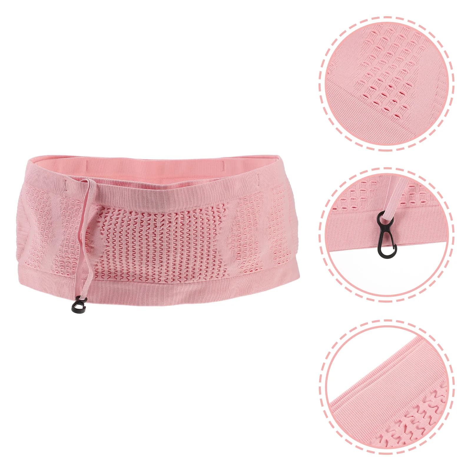 Outdoor Running Belt Waist Pack Elastic Breathable Fanny Pack for Phone Passport Id Card Money Men Women Running Belt