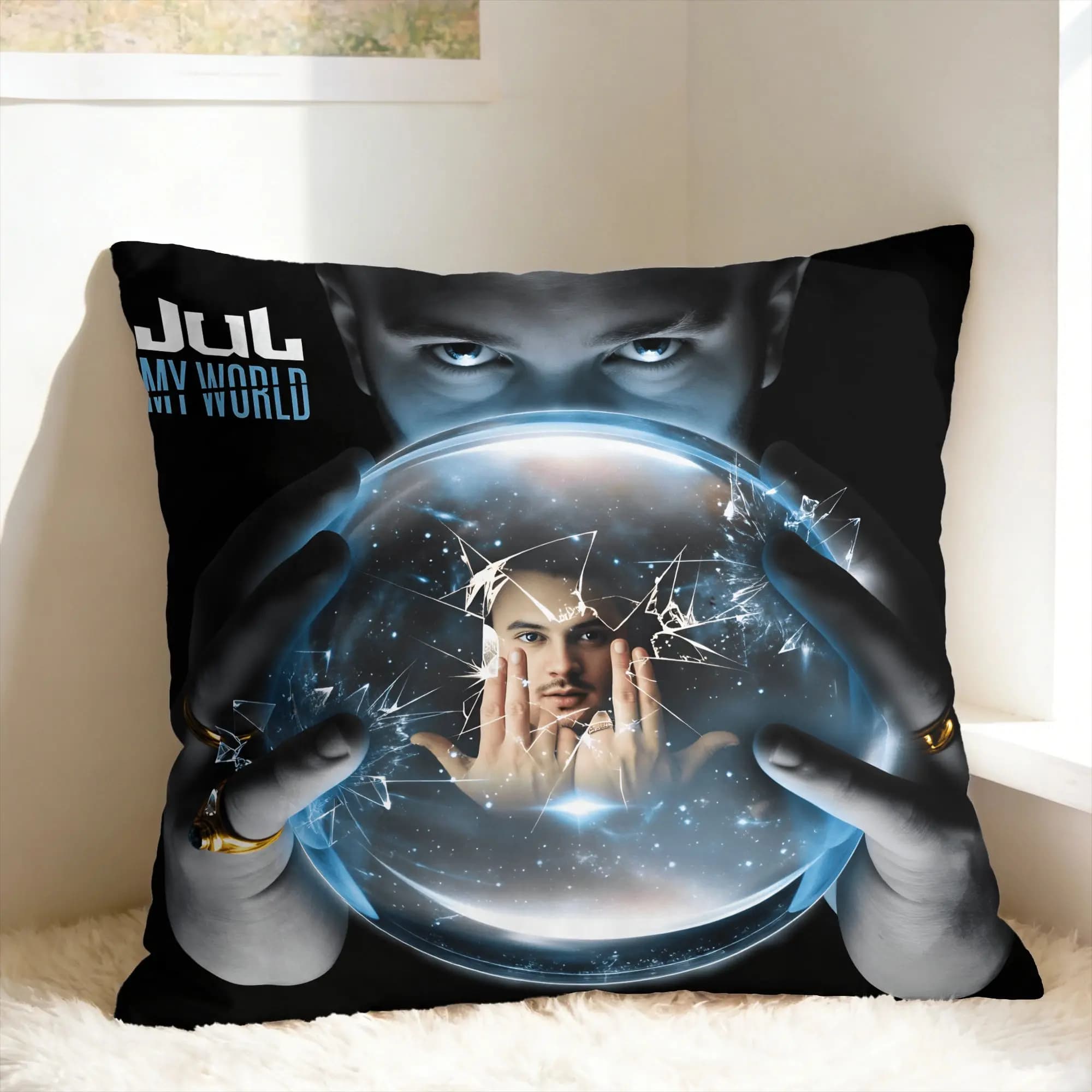 Pillow Cover Rapper JUL Retro Trendy Pillow Case For Couch Sofa Bedroom Pillowcases