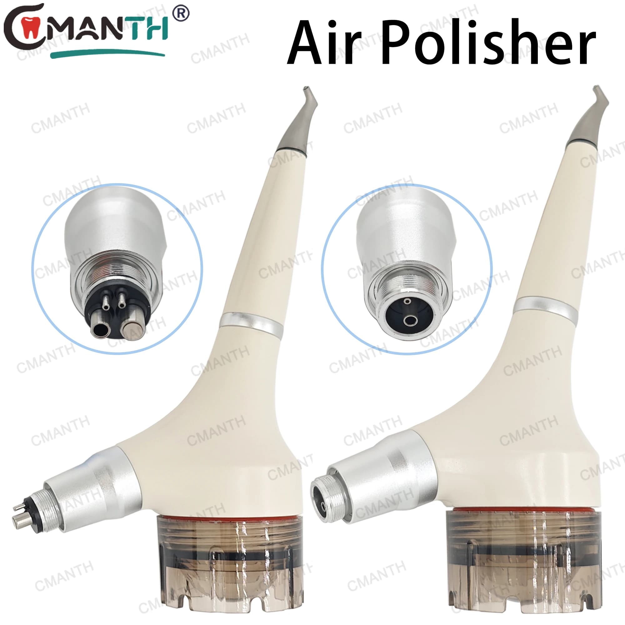 Lucidatore Dentale ad Aria, Air Prophy Jet, Spray Sbiancante per Denti, Macchina Sabbiatrice a 2/4 Fori, Strumenti per Lucidatura Dentale