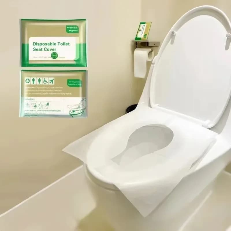 Copriwater monouso da 1-10 pezzi, dissolvibili, portatili per viaggi, campeggio, hotel, accessori WC biodegradabili ed ecologici