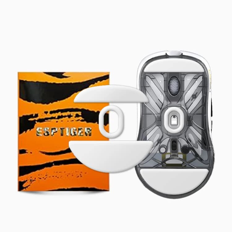 1 Confezione Originale di Piedini per Mouse Esports Tiger Gaming ICE V2, Pattini per Mouse per LAMZU Atlantis Mini Wireless