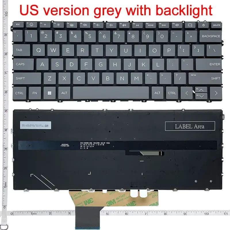US NEW Laptop keyboard for HP x360 13-BF TPN-C161 13-bf0010TU