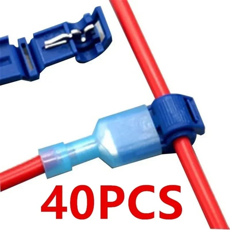 20 pcs/40 Pz Rapid Electric Cable Connectors Single Block Cable Terminals Ham Radio