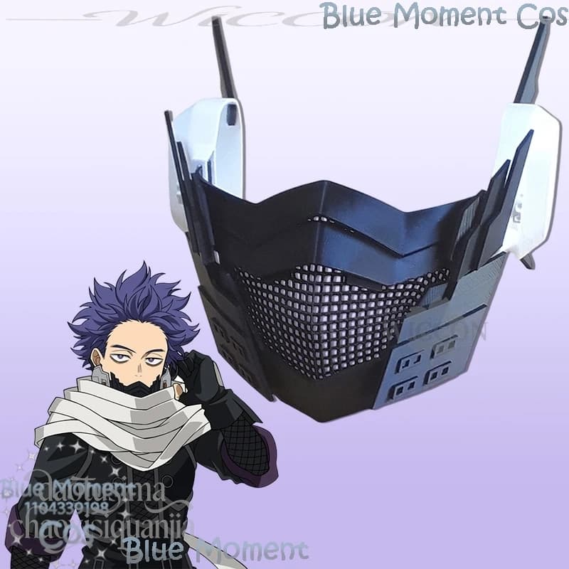 Maschera Punk 3D in Acido Polilattico Hitoshishi Manga Shinsoso, Accessori per Cosplay, Costume Elegante, Film Anime Bokuu, Cosplay Academiaaa