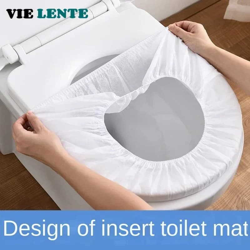 Accessori da bagno usa e getta Sedile WC Copri sedili Adesivi da viaggio Cuscino portatile Carta Tessuto non tessuto materno