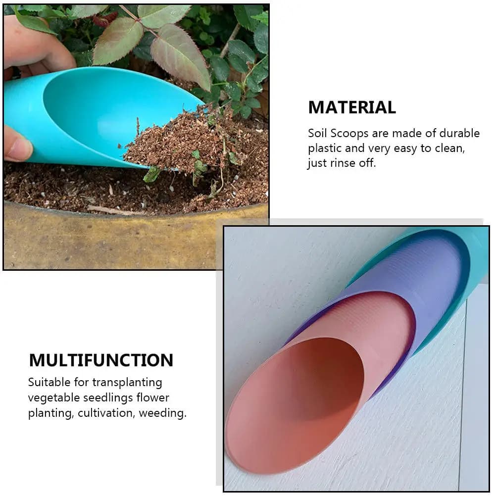 9Pcs Bonsai Soil Scoops Plastic Small Garden Shovels Gardening Tools Potting Scoopers Succulent Plants Scoop Bonsai Soil Scoop