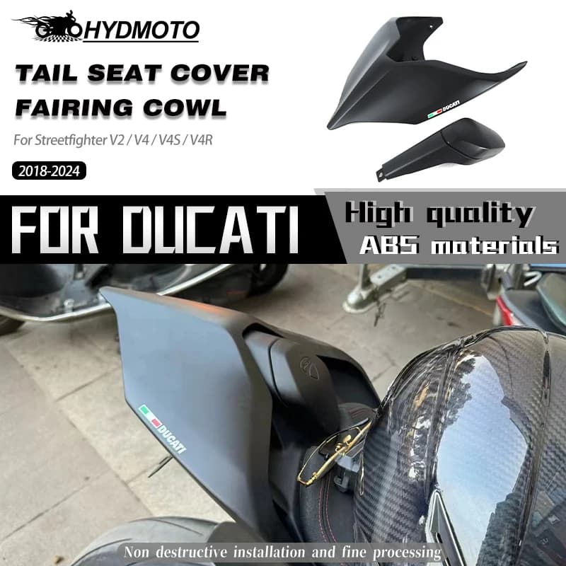 Accessories motorcycle cover tail car seat back swab carenature for Ducati Streetfighter v4s v2 V4R Panigale V4S V4R V4R V2