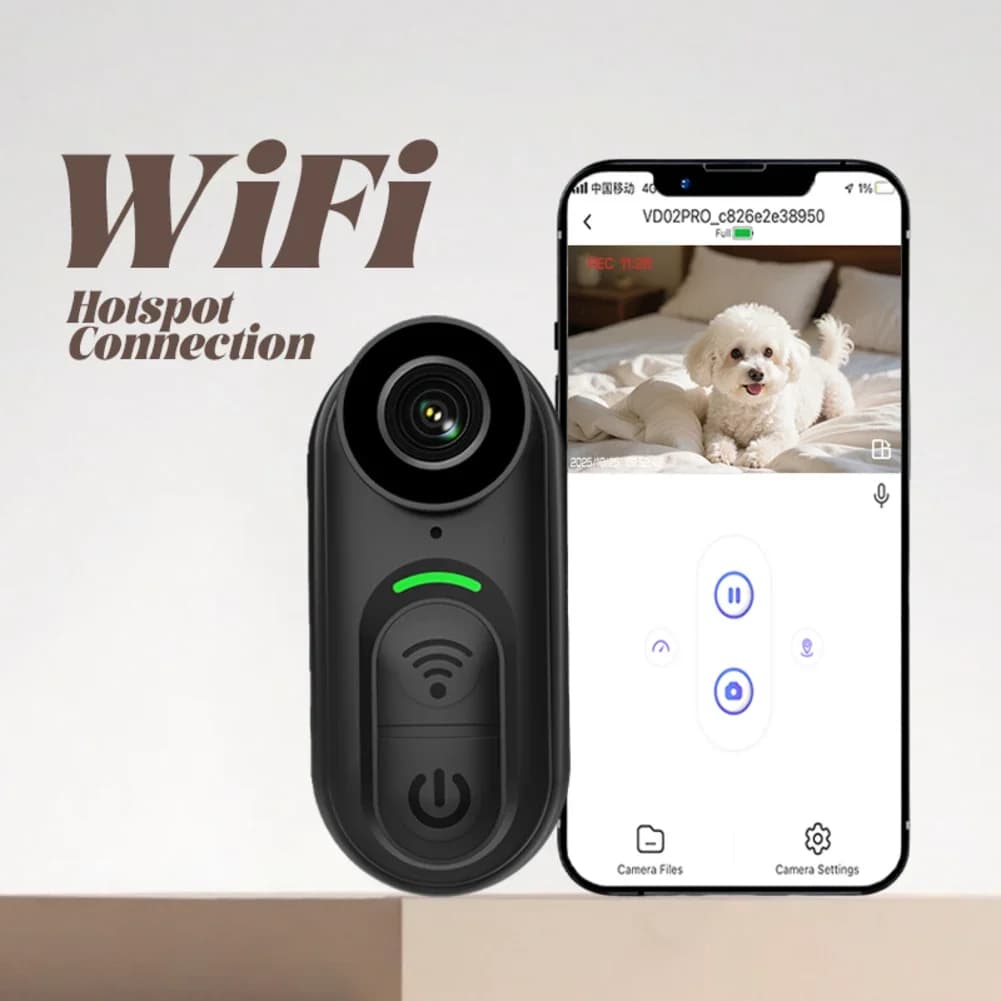 New mini camera 4K Body-Sports Camera magnetic Body Cam portable for travel helmet driver recorder bike resolution 3840x2160