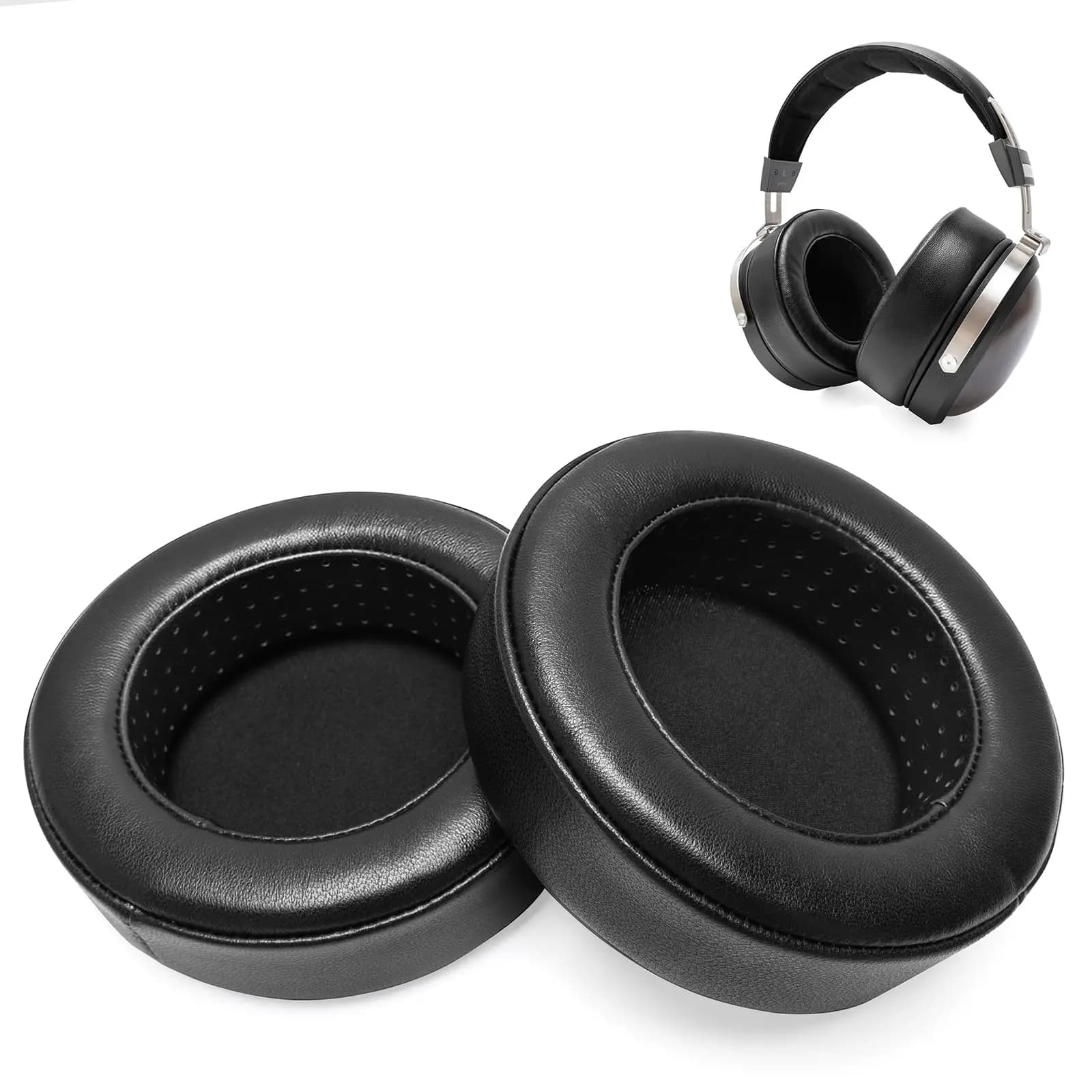 Cuscinetti auricolari in pelle di agnello per cuffie Fiio FT1, FT1 Pro, cuscinetti auricolari di ricambio spessi con memory foam