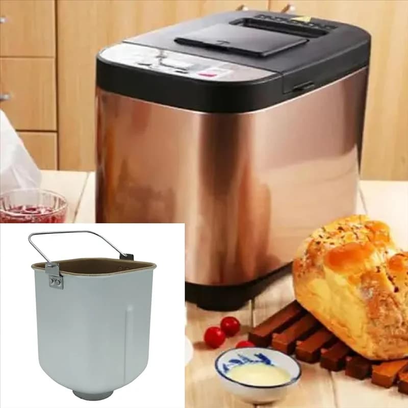【Vendita calda!】Macchina per il pane per uso domestico, accessori Barile per pane Liner Mixer Macchina per il pane Barile per cottura del pane Vassoio per macchina per il pane