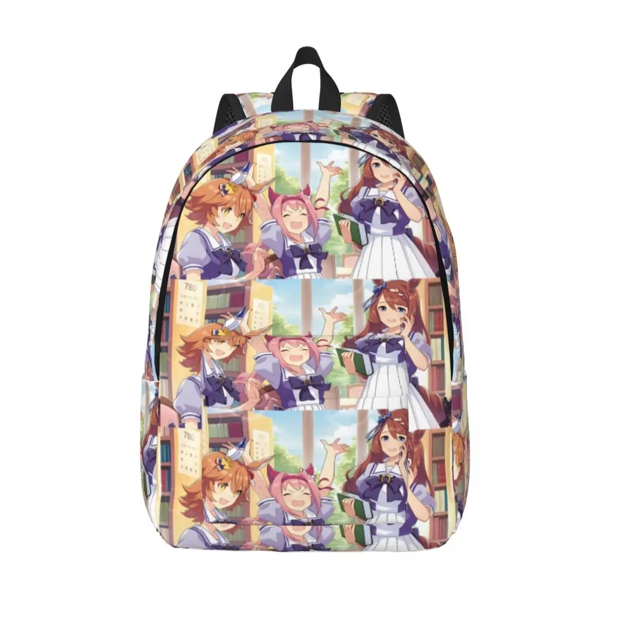 Umamusume Pretty Derby Anime Backpack for Boy Girl Kids Student School Bookbag Daypack Preschool Primary Bag Gift
